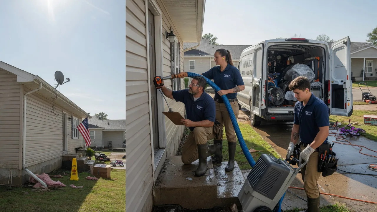 Ceiling Water Damage Restoration in Cantonment, FL near me